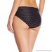 Coco Reef Women's Bikini Bottom Swimsuit with Banded Waist Detail Tropical Escape Black Multi B07D7TZ16H